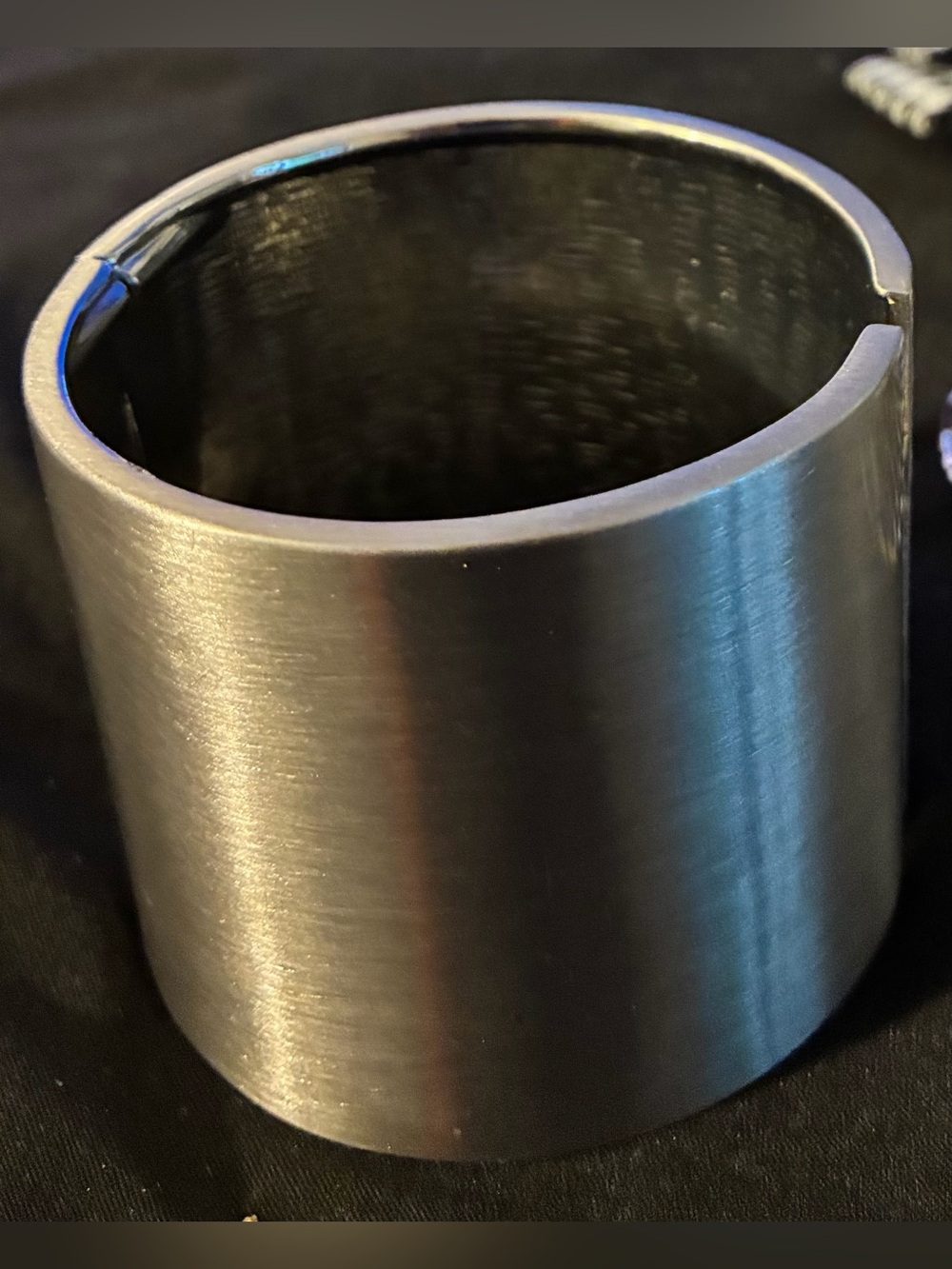 Stainless Steel Cuff Bracelet - Silver
